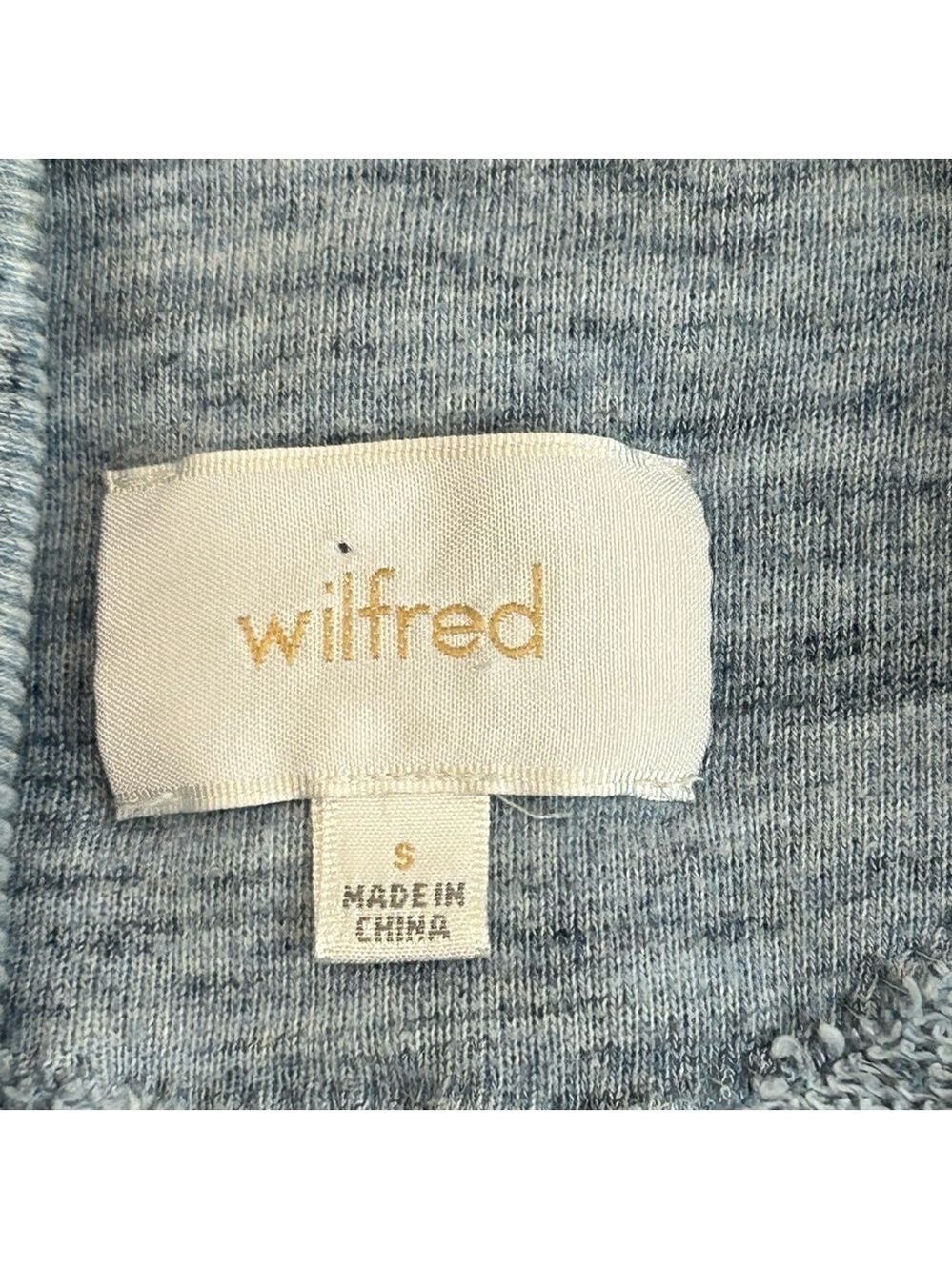 ARITZIA Wilfred Diderot Cocoon blue open front circle cardigan Sz S - Picture 7 of 11